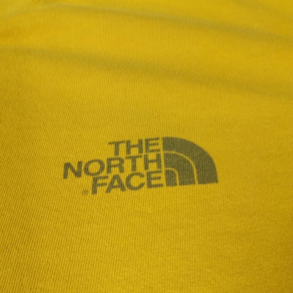 VINTAGE  THE NORTH FACE GRAPHIC TEE SHIRT MENS XL MUSTARD - Picture 6 of 12